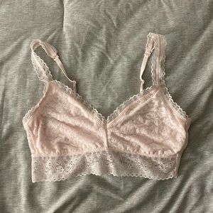 GapBody Bralette, light pink, soft lace